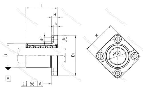 Подшипник LMEK 20 UU в Челябинске