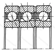 Модификация подшипника 6-656412Л размер 60x150x105 от производителя  ГПЗ-1
