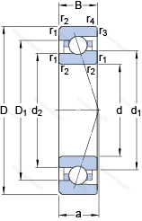 Подшипник 7001 CE/P 4A в Челябинске