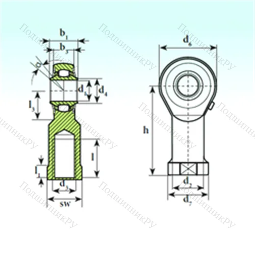 Подшипник роликовый радиальный самоцентрирующийся TSF 16 RB