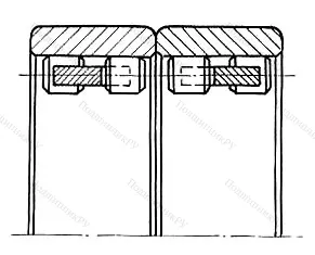 Подшипник  3572117 размер 98x130x68 от производителя  ГПЗ-1