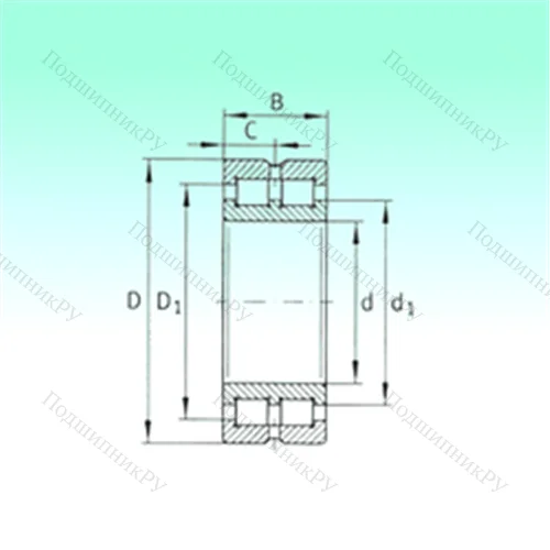 Подшипник роликовый радиальный SL 014844 от производителя  NBS