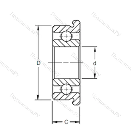 Подшипник шариковый радиальный SMF 95 от производителя  ZEN