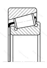 Модификация подшипника 7712 размер 60x120x45,5 ГПЗ-600