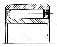 Подшипник  3004244 размер 220x400x144 от производителя  ГПЗ-1