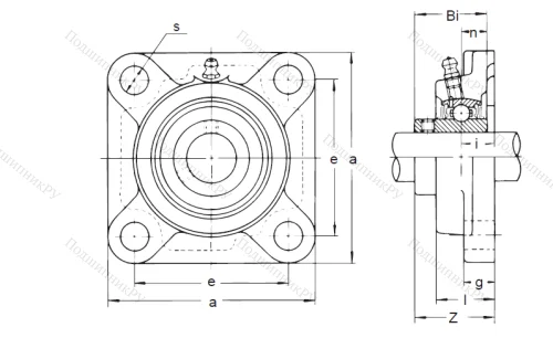 Подшипниковый узел UCF 210 в Челябинске