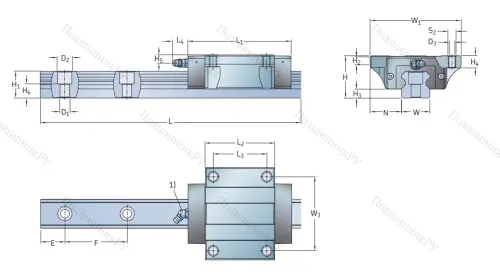 Каретка LLTHC 15 A T 1 P 5 в Челябинске