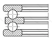 Модификация подшипника 38204 размер 15/20x40x26 от производителя  ГПЗ-2