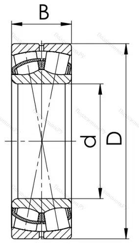 Сферический роликовый подшипник 53514 Н (22214 CW 33) в Челябинске