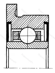 Модификация подшипника 5-880063ЮТ размер 3x8/9,5x3,5