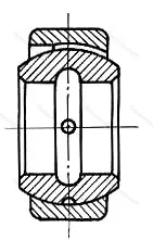Подшипник GE 110 C размер 110x160x70/55 от производителя  SKF