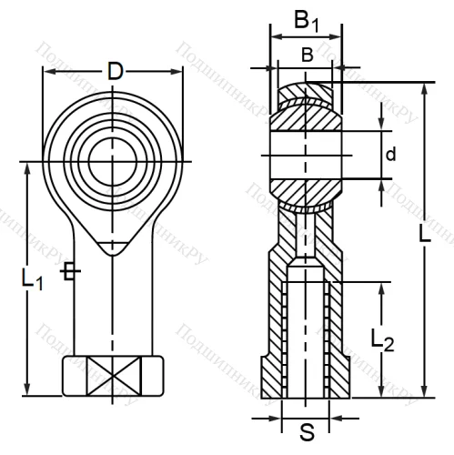 Шарнирная головка PHS 6 L в Челябинске