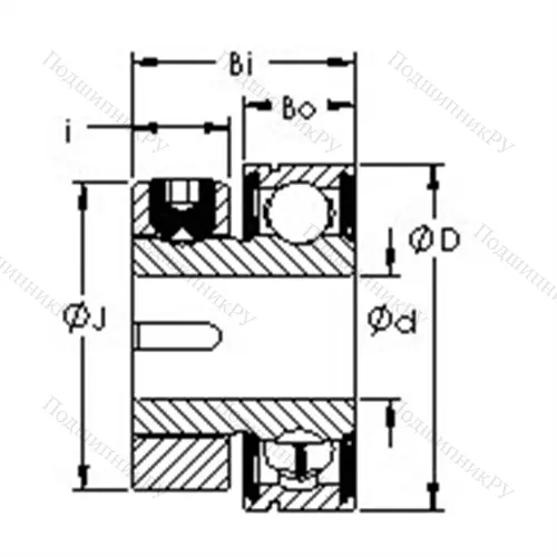 Подшипниковый узел S 1PP 7-4 от производителя  AST