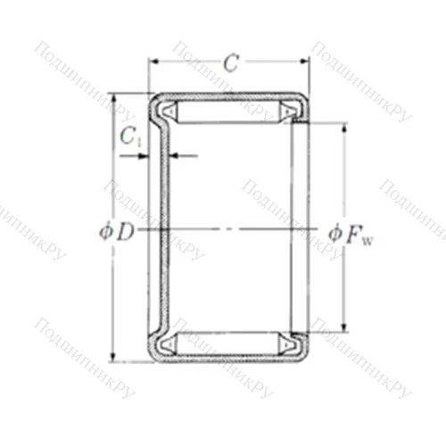 Подшипник игольчатый радиальный M-651