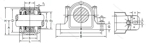 Подшипниковый корпус SNL 518 TG (SNK 518-615) в Челябинске