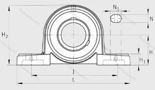 Подшипниковый узел UCP 210 J 7 в Челябинске