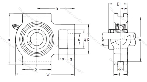 Подшипниковый узел UCT 309 в Челябинске