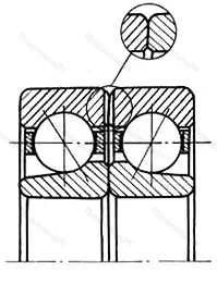Подшипник VX 35-7CE 1FF размер 35x62x28 от производителя  SNFA