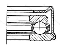 Модификация подшипника 588911С23 размер 52,388x84,5x20,84 от производителя  ГПЗ-2