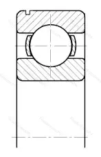 Подшипник  6307N (50307) размер 35x80x21 от производителя  SKF
