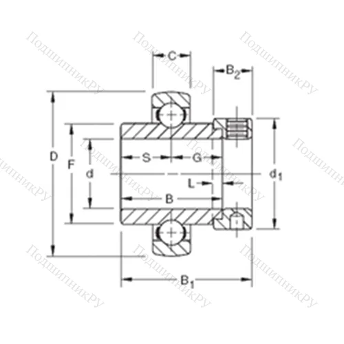 Подшипник шариковый радиальный SM 1315WB-BR