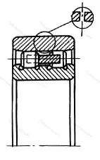 Модификация подшипника 2219 размер 95x170x32 от производителя  BBC