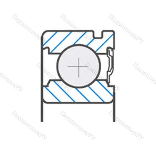 Подшипник шариковый радиальный AB 42675S 02 от производителя  SNR Подшипник шариковый радиальный AB 42675S 02 от производителя  SNR