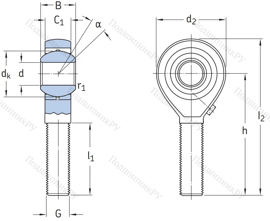 Шарнирная головка POS 8 L в Челябинске
