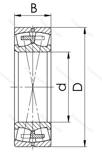 Сферический роликовый подшипник 3507 Н в Челябинске