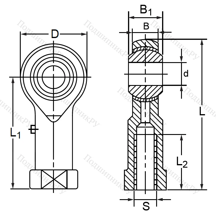 Шарнирная головка PHS 22 L / LA в Челябинске