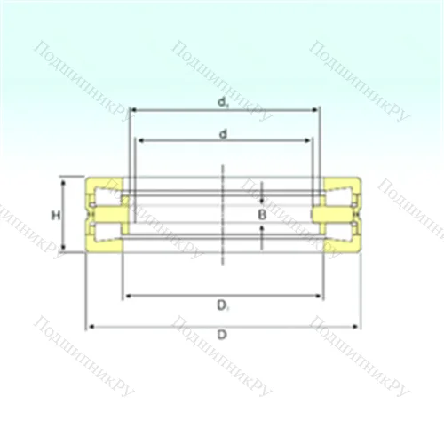 Подшипник роликовый упорный 350901 C от производителя  ISB