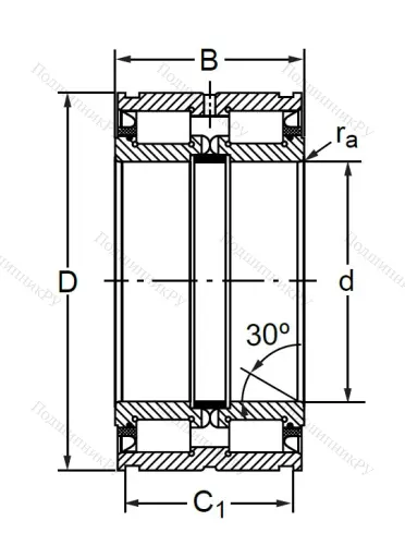 Двухрядный роликовый подшипник SL 04 5026 PP 2NR в Челябинске