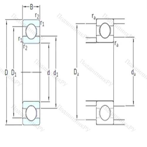 Подшипник шариковый радиальный 6211/HC 5C 3 от производителя  SKF