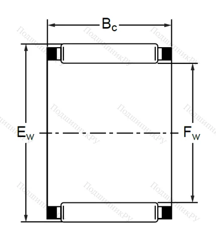 Подшипник K 45x50x33 (KT) в Челябинске Подшипник K 45x50x33 (KT) в Челябинске