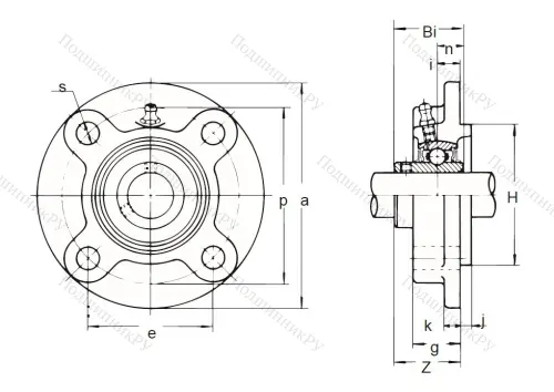 Подшипниковый узел UCFC 214 D 1 в Челябинске