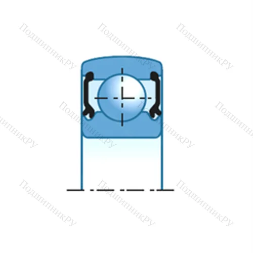 Подшипник шариковый радиальный 6207SEE
