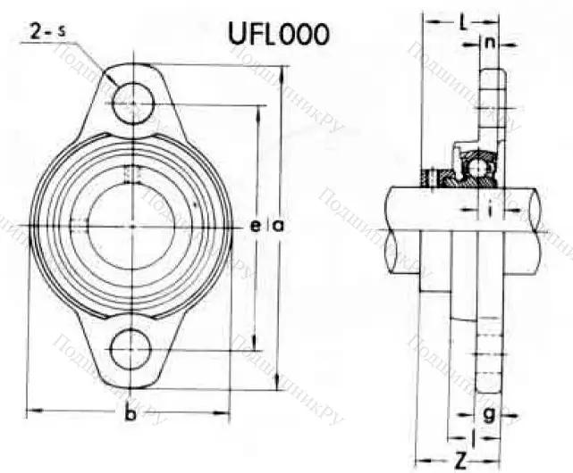 Подшипниковый узел UFL 006 (ASAHI) в Челябинске