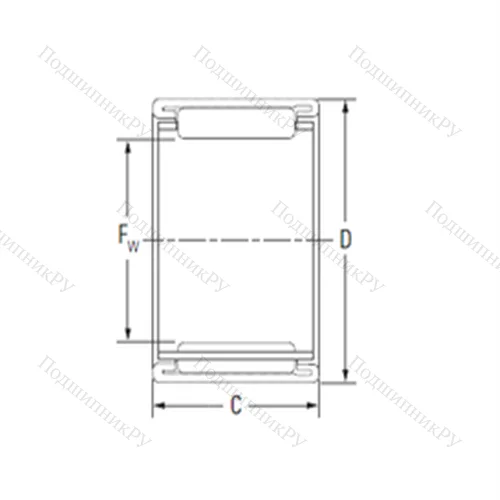 Подшипник игольчатый радиальный 22BTM 2820 от производителя  KOYO
