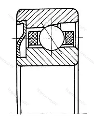 Подшипник  606019 размер 9x24x7 от производителя  ГПЗ-31
