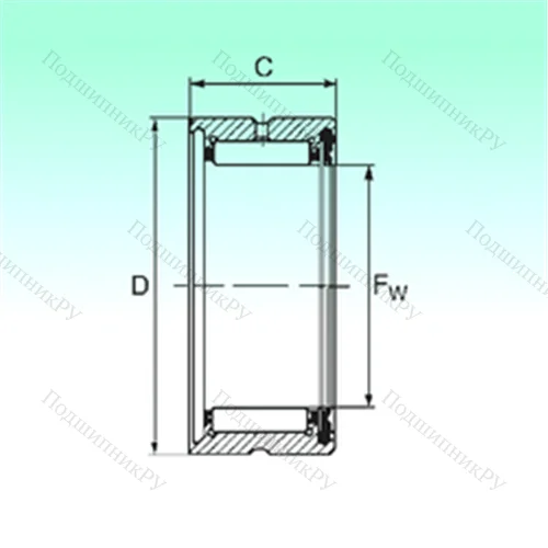 Подшипник игольчатый радиальный RNA 4902 RS от производителя  NBS