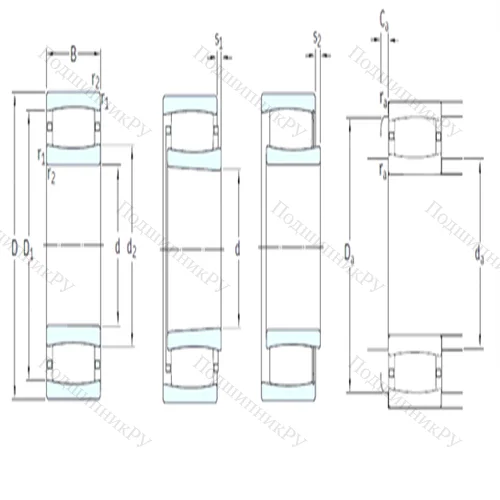 Подшипник роликовый тороидальный C 48/1320MB от производителя  SKF