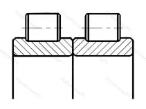 Подшипник  712507 размер 35x64x23 от производителя  ЕПК Подшипник  712507 размер 35x64x23 от производителя  ЕПК