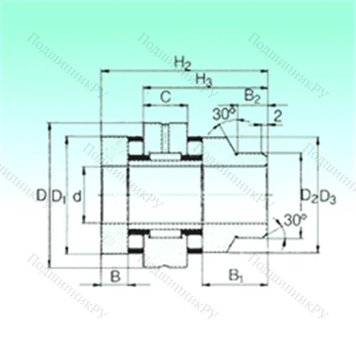 Подшипник комбинированный ZARN 65125 L TN от производителя  NBS