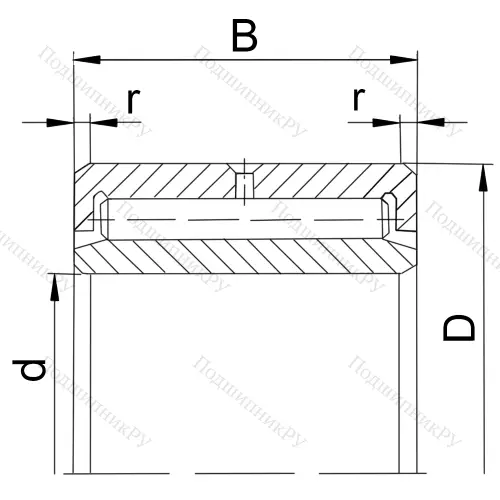 Подшипник NAV 4004 (4074104 ГОСТ) в Челябинске