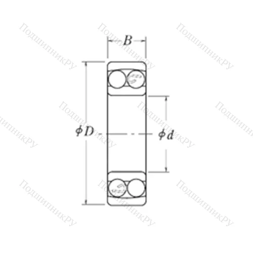 Подшипник шариковый радиальный самоцентрирующийся NMJ 1.3/8 от производителя  RHP