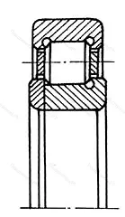 Подшипник NU 2992 размер 460x620x95 от производителя  FAG