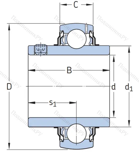Корпусный подшипник YAR 210-115-2F в Челябинске