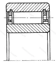Модификация подшипника 3104236 размер 180x320x112