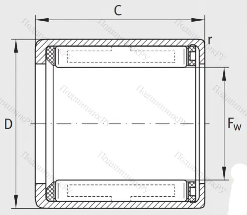 Подшипник обгонной муфты обгонная муфта HF 2520 L 564 в Челябинске