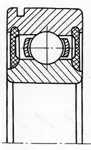Подшипник  450203 (6203-2ZN) размер 17x40x12